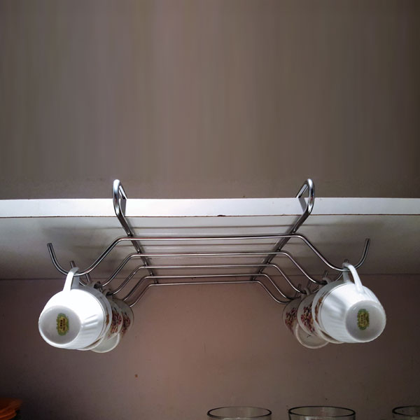 Porta tazas interior alacena cromo 2041c